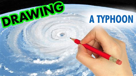 drawing bagyo|how to draw A Typhoon .
